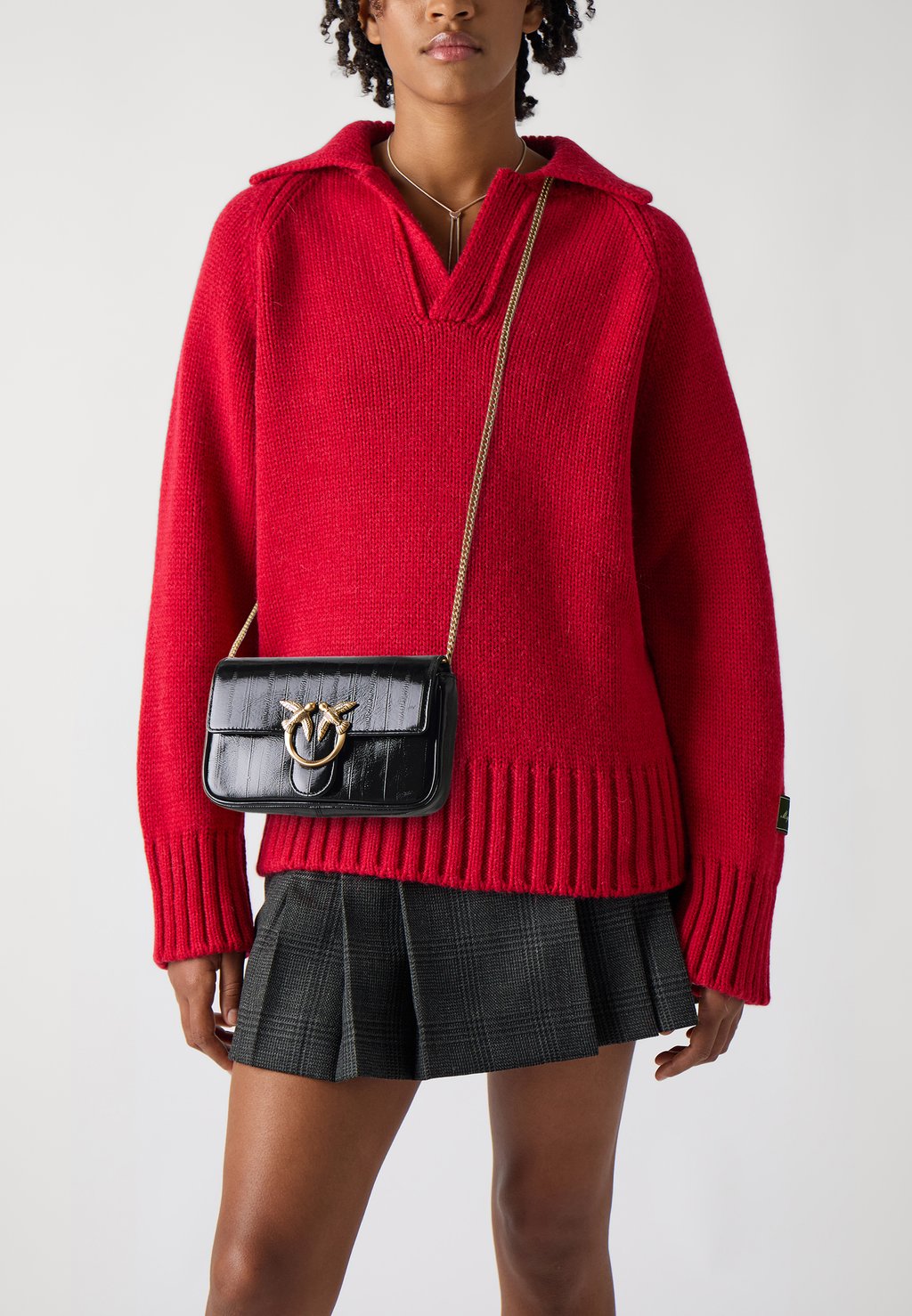 

Сумка через плечо LOVE ONE POCKET Pinko, черный