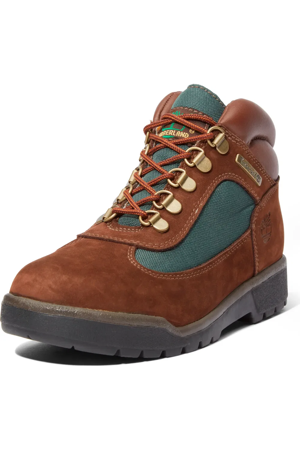 Ботинки детские утепленные Field Mixed Media Timberland, темно-коричневый — фото 2