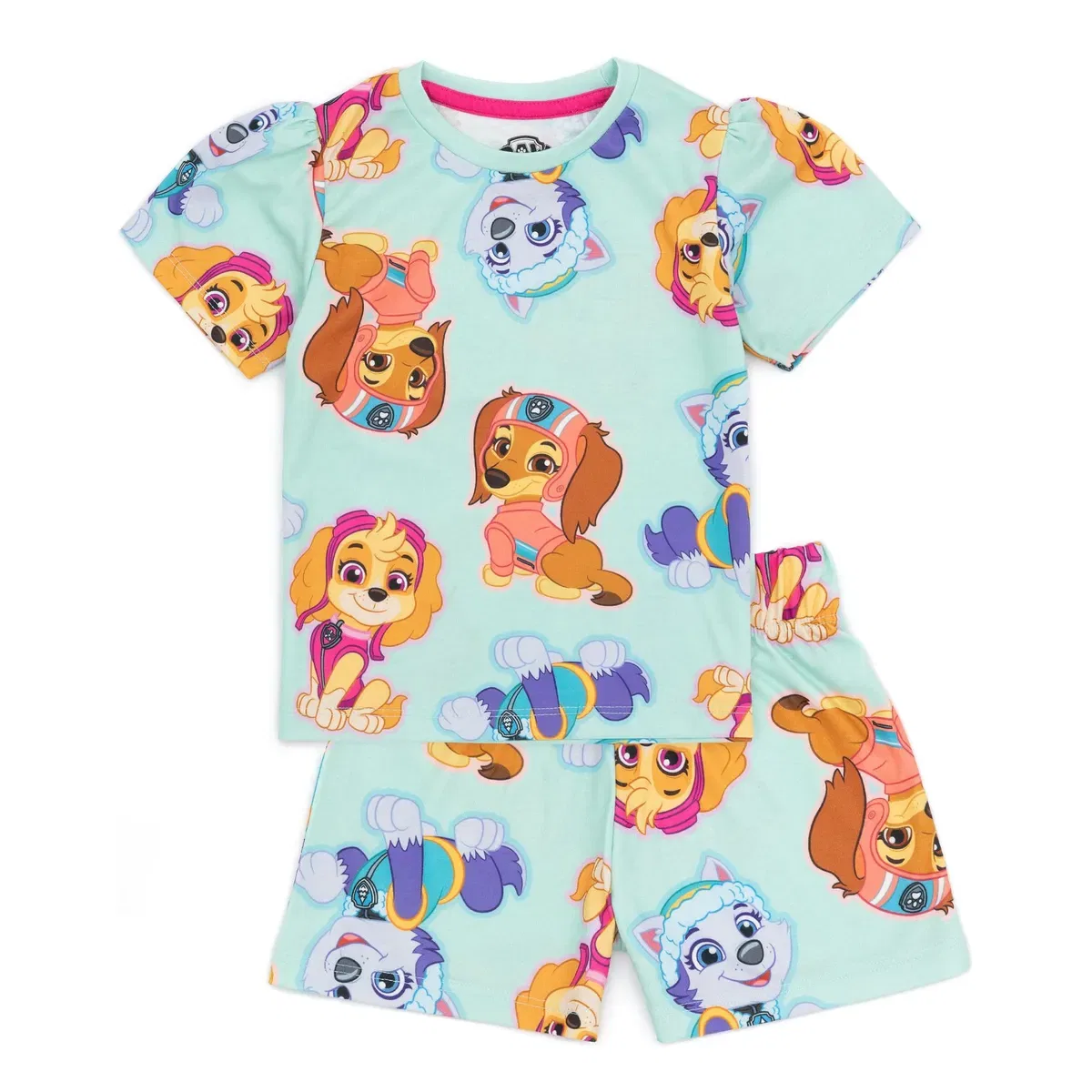 Детская пижама для девочек с коротким рукавом Besties Paw Patrol, Multi — фото 2