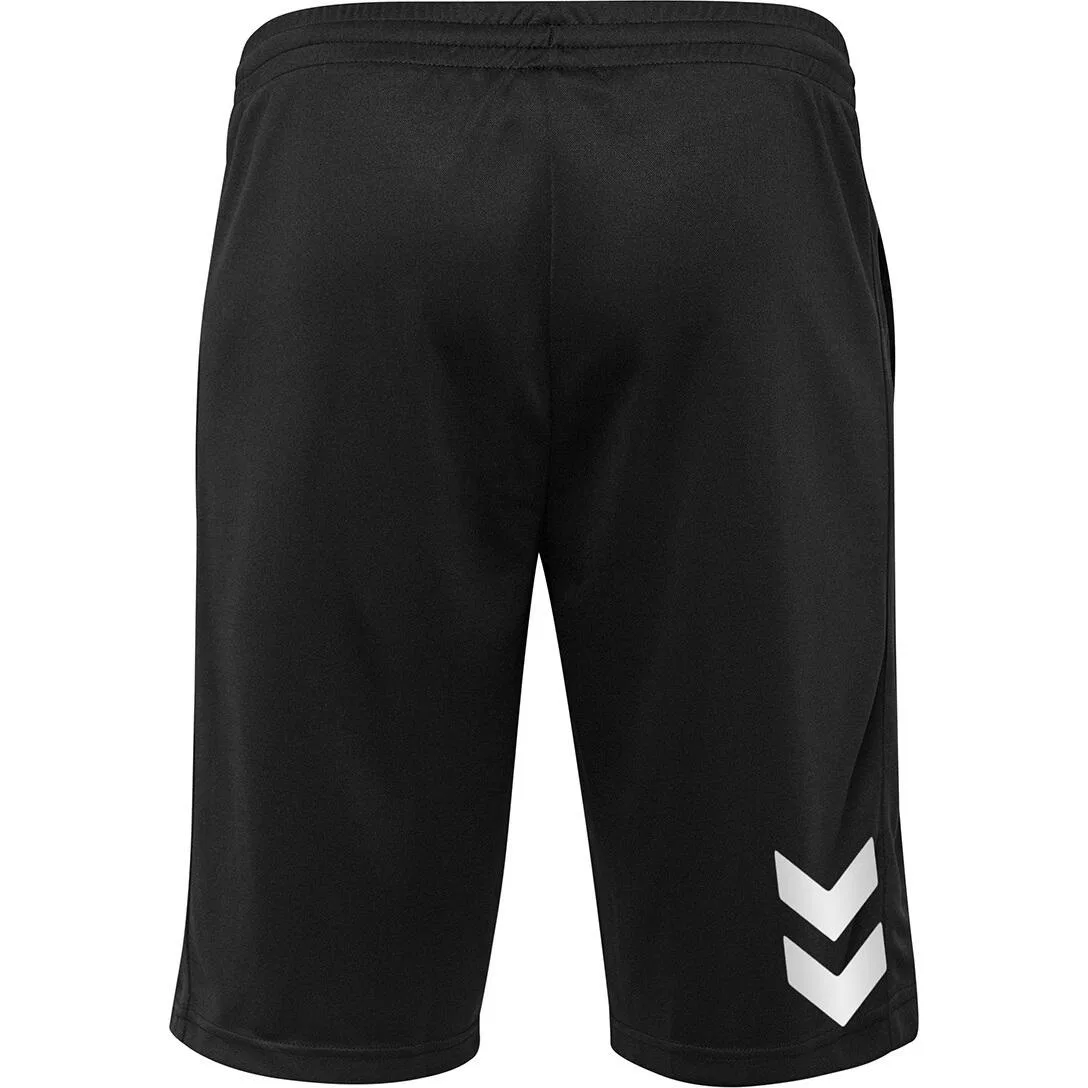 Детские шорты-бермуды с утяжкой Hummel Go Kids Poly Bermuda Shorts 204052, Schwarz — фото 2