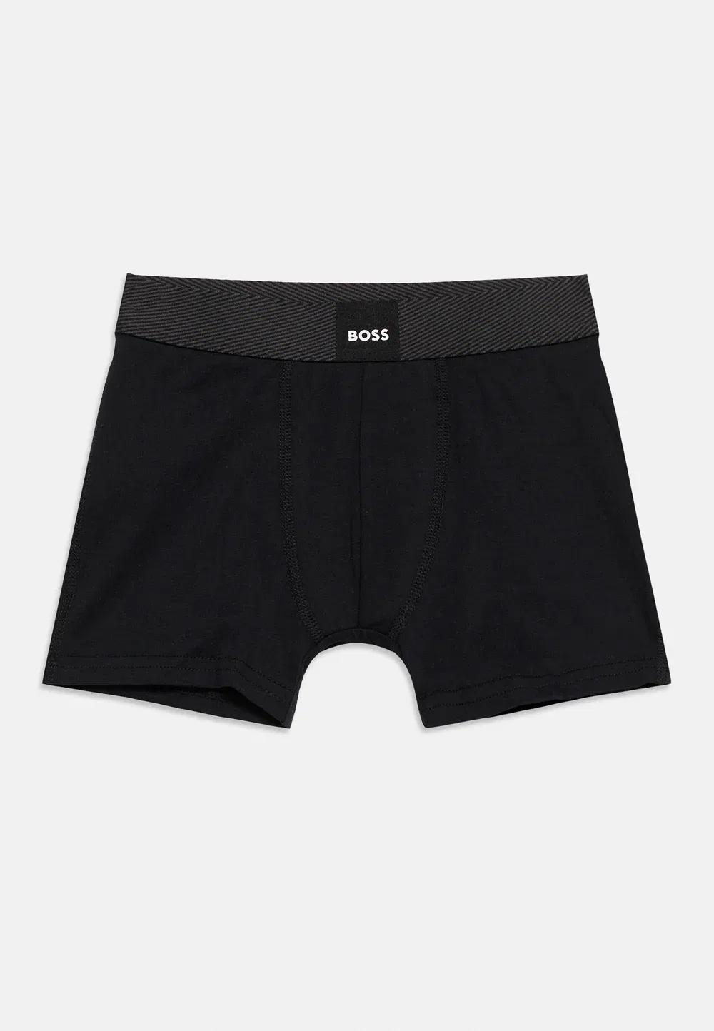 2 шт. - плавки Boss Kidswear, Black/Beige — фото 3
