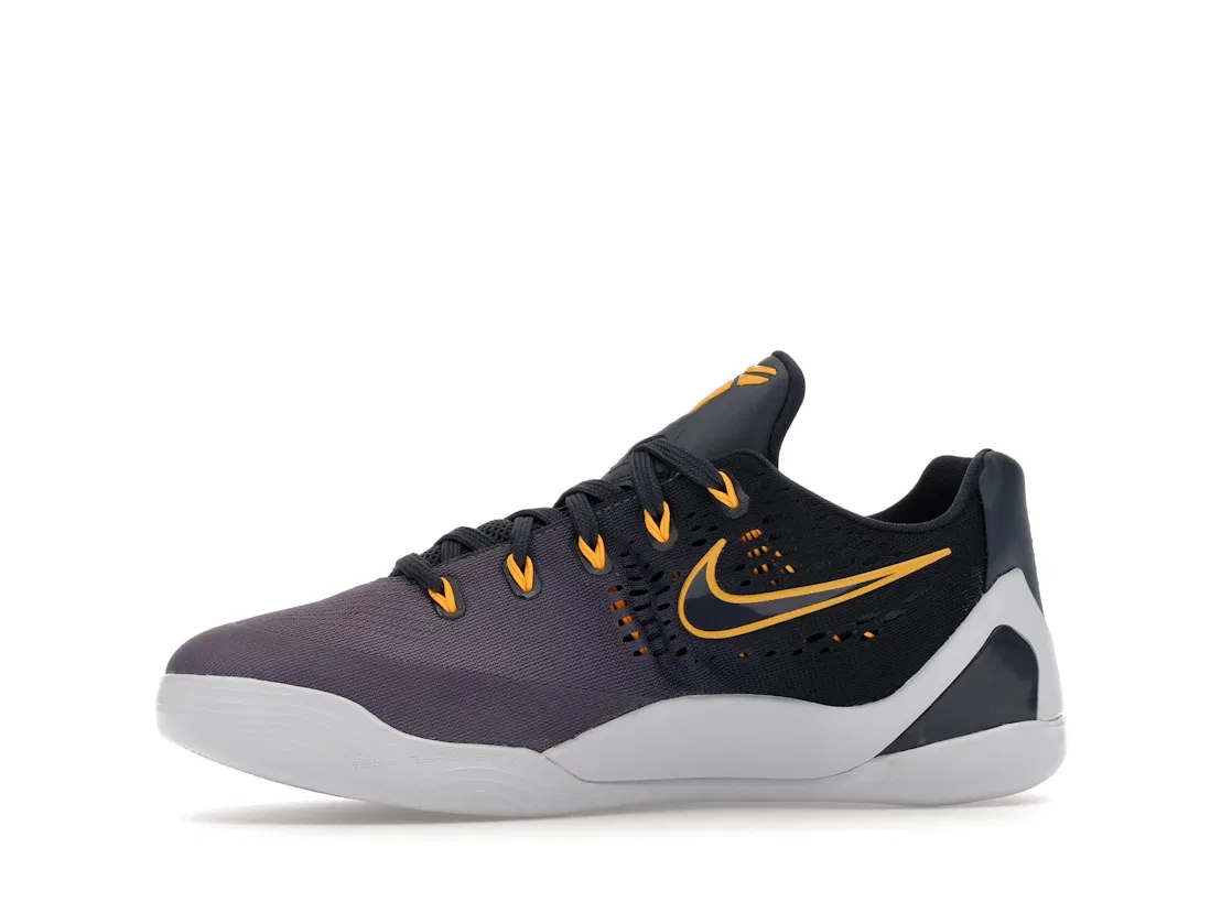 Детские кроссовки для баскетбола Nike Kobe 9 EM Low, Thunder Blue/Laser Orange/Football Grey/Daybreak — фото 3