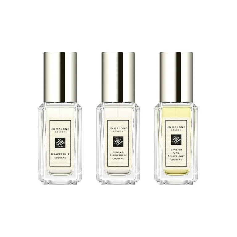 Набор мини-парфюмов Jo Malone London, 3 x 9 мл, Дуб и Фундук, Пион и Бархат, Помело