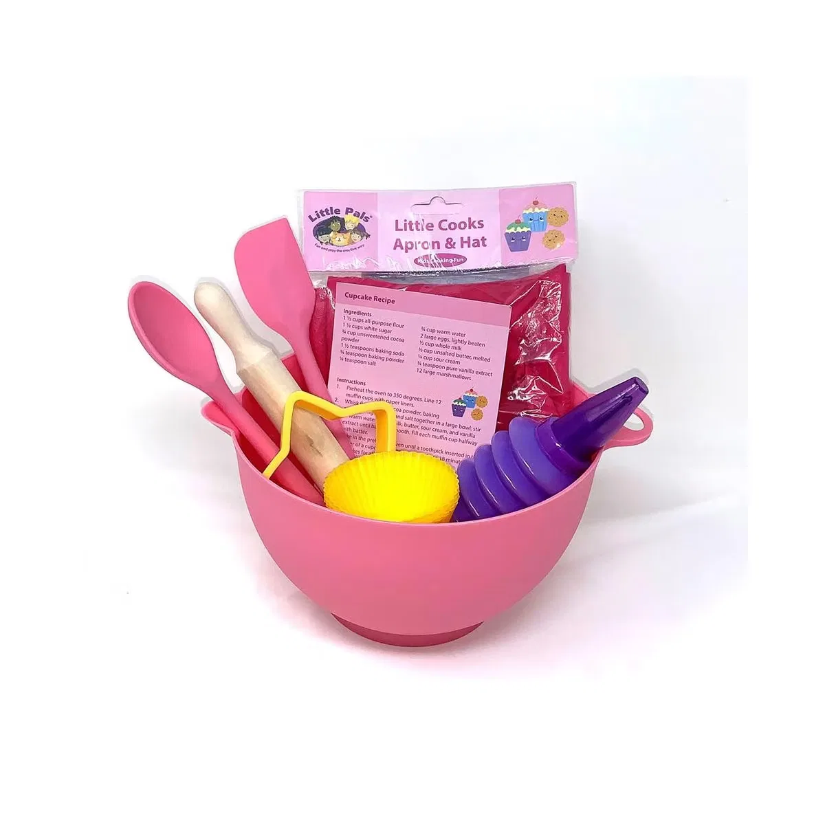 Набор для выпечки детский 14 предметов с миской для смешивания Tierra Garden, Pink