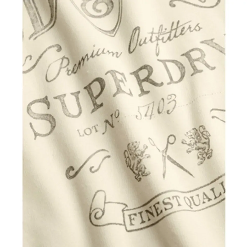 Женский свитшот с винтажным принтом Vintage Workwear Crew Superdry, Beige — фото 2