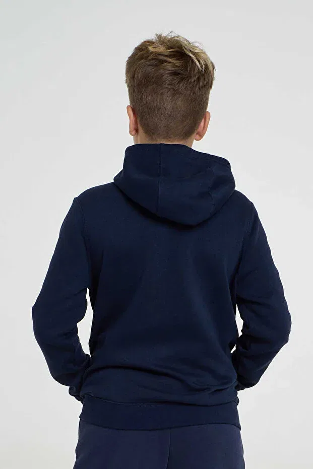 Детская толстовка с капюшоном для мальчиков Nike, Navy Blue — фото 2