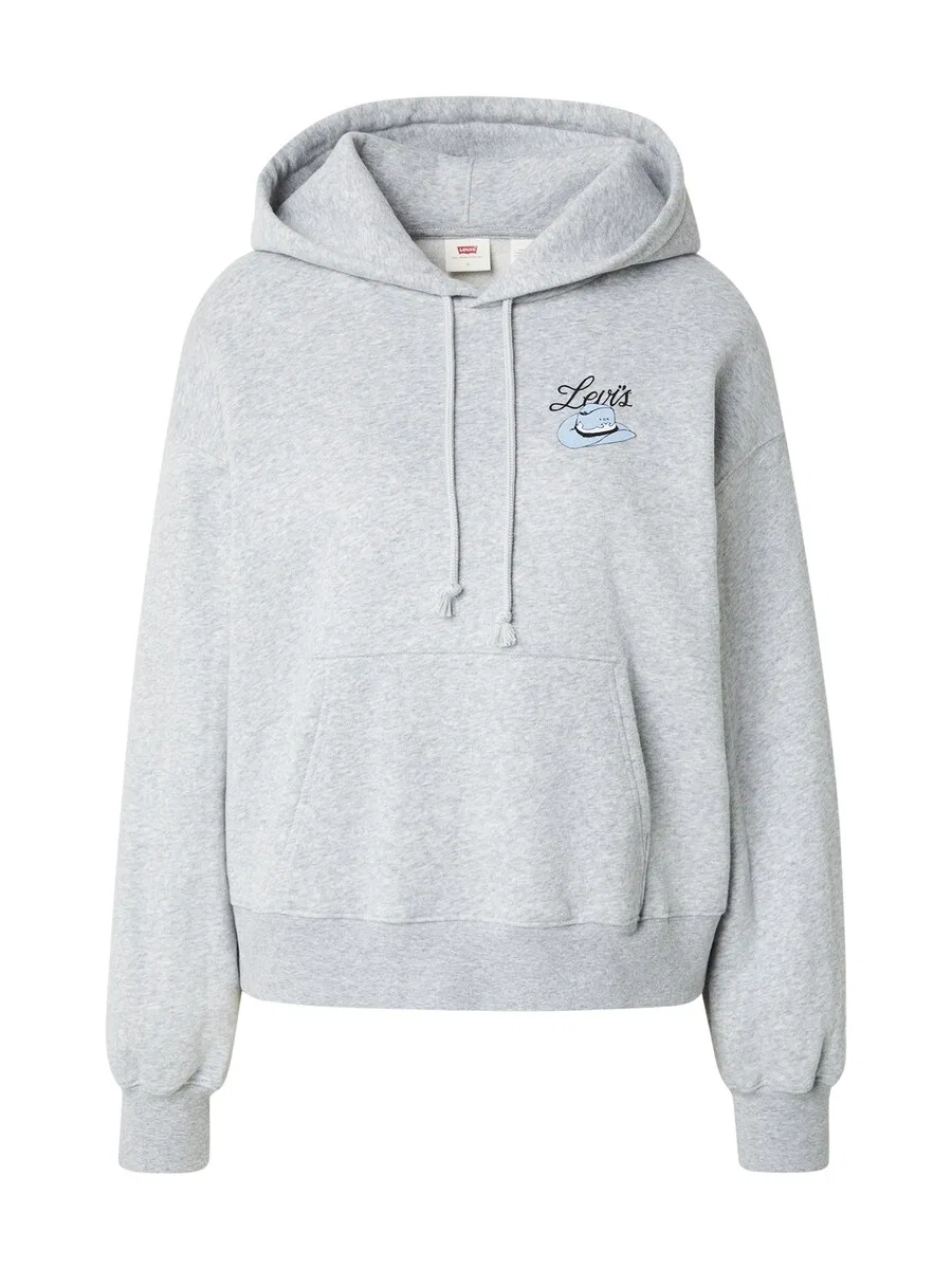 Толстовка LEVI'S 'GR Everyday Hoodie 2.0' светло-серого цвета