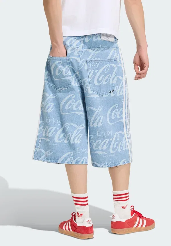 Шорты джинсовые Adidas Originals, индиго — фото 2