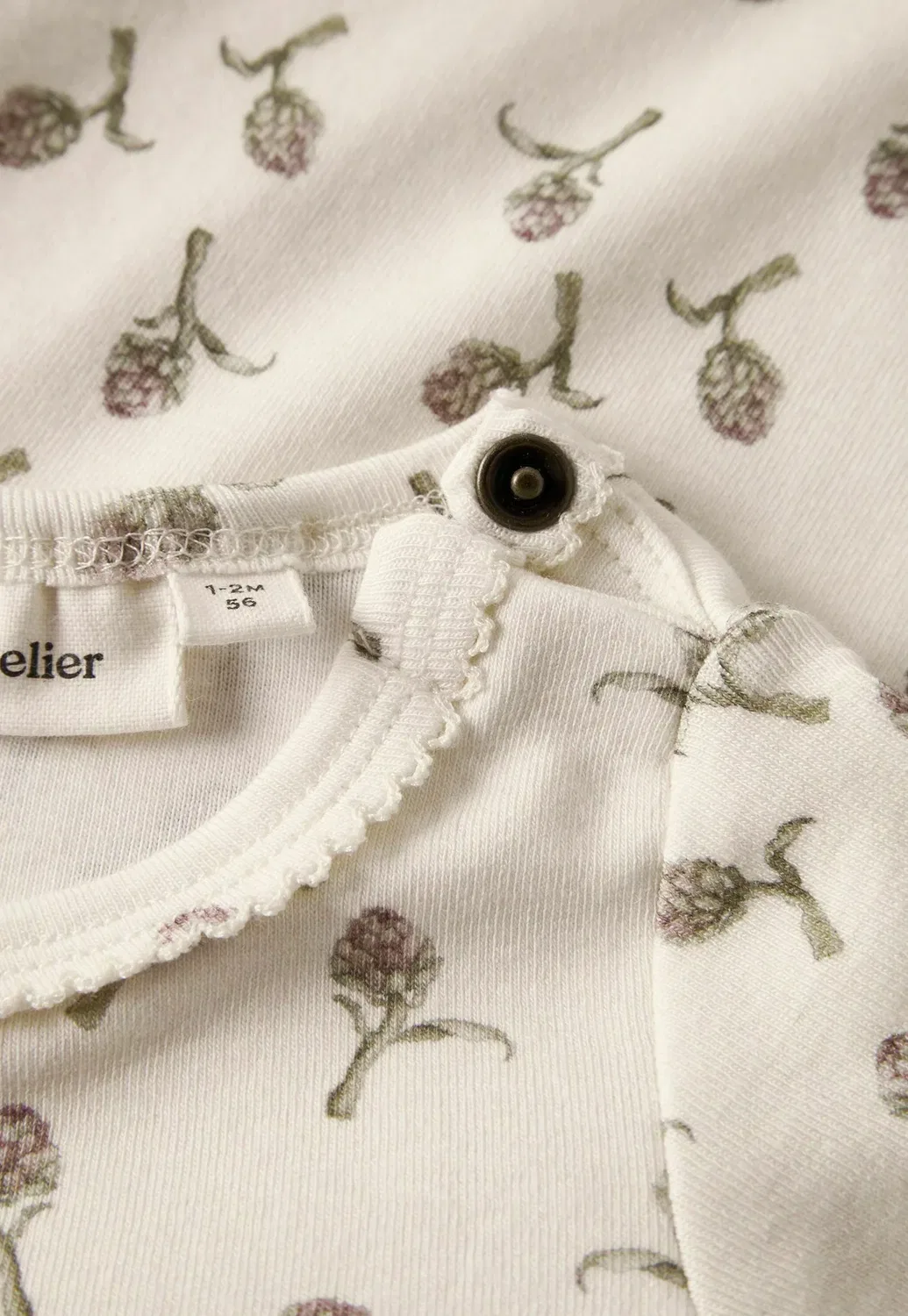 Комбинезон с принтом - основной Lil' Atelier, Turtledove — фото 3