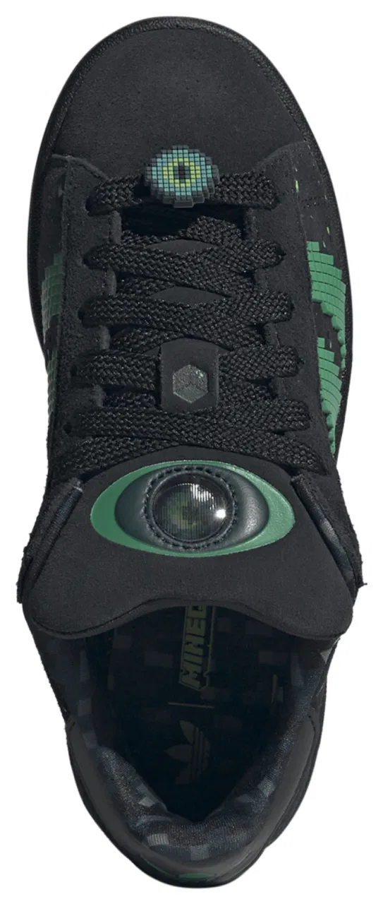 Кроссовки для мальчиков Adidas Originals x Minecraft Campus 00s, цвет Semi Court Green/Semi Solar Green/Core Black — фото 4