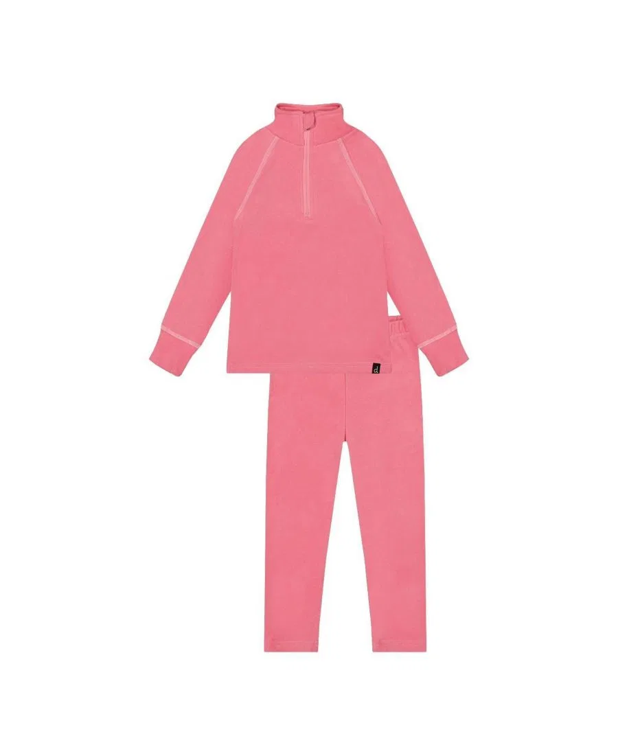 Комплект термобелья из двух предметов, с полузамком, модель Thermal Set Deux par Deux, Pink