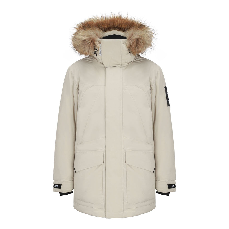 

Куртка New Balance Warm Hooded Down Jacket 'White', белый