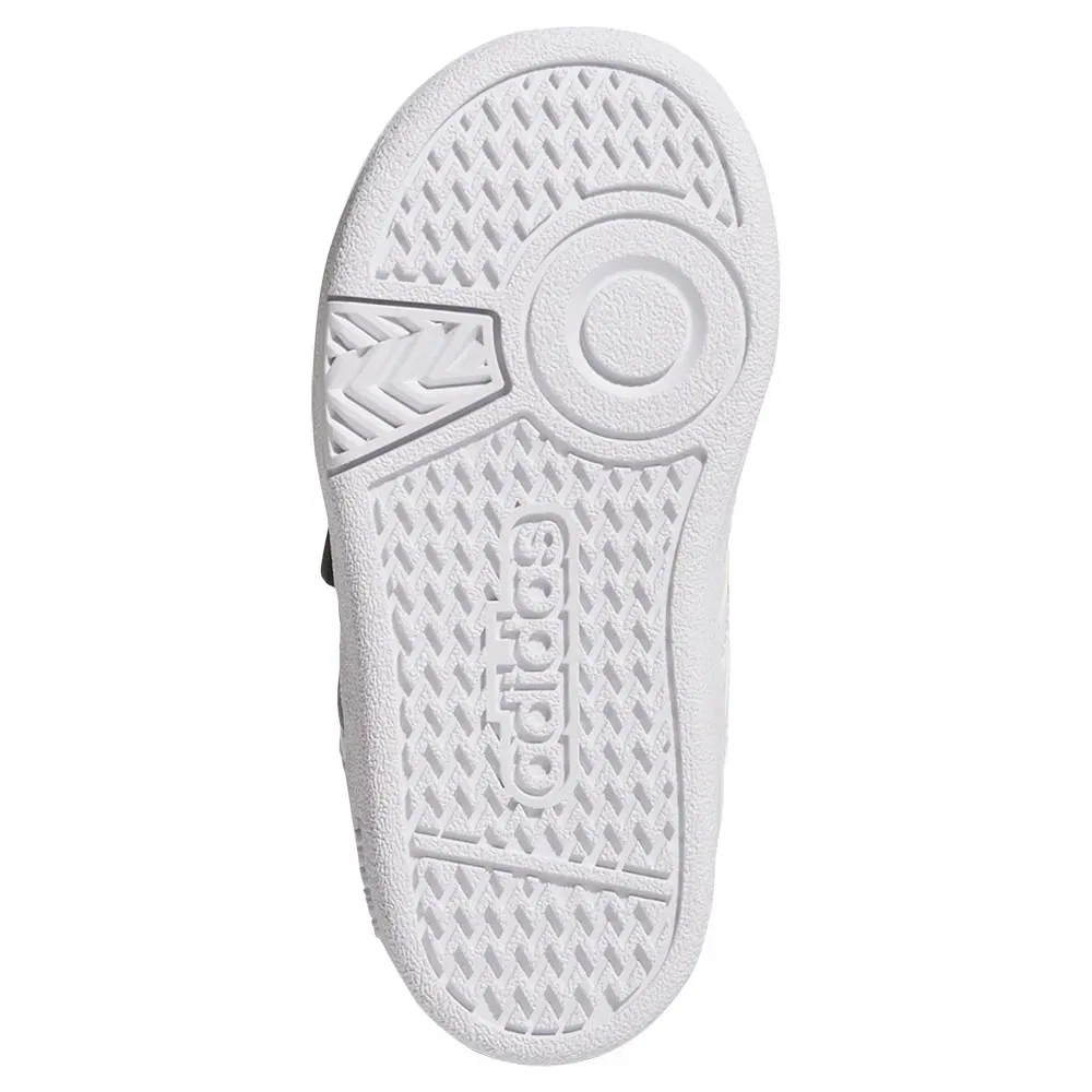 Детские кроссовки для девочек с липучкой Hoops 4.0 Adidas, Black — фото 2