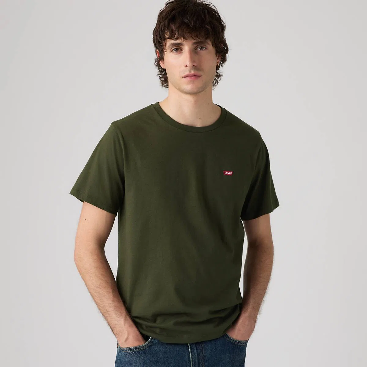 Классическая фирменная футболка Levi's, Rosin - Black