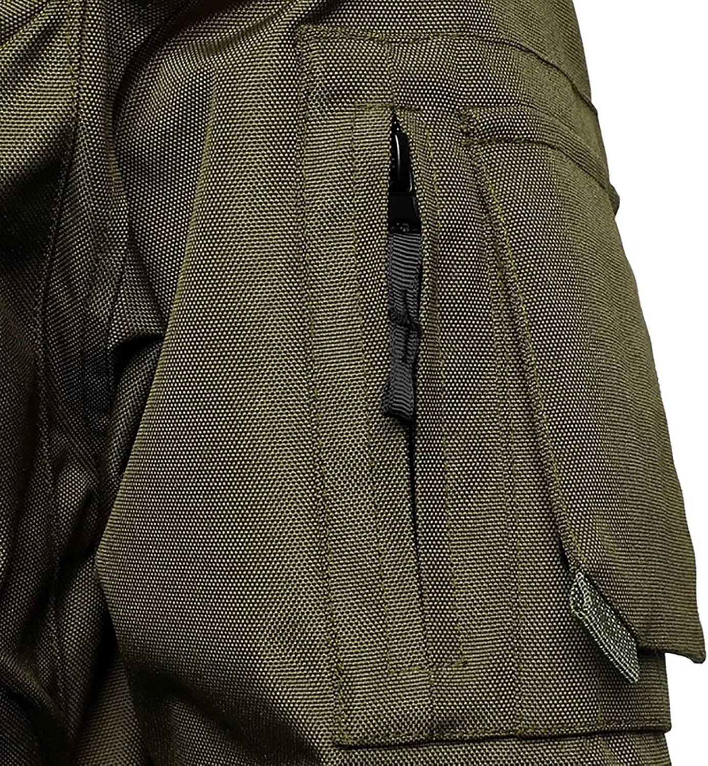 Мужская ветровка с длинным рукавом, Multi Pockets, зелёный — фото 2