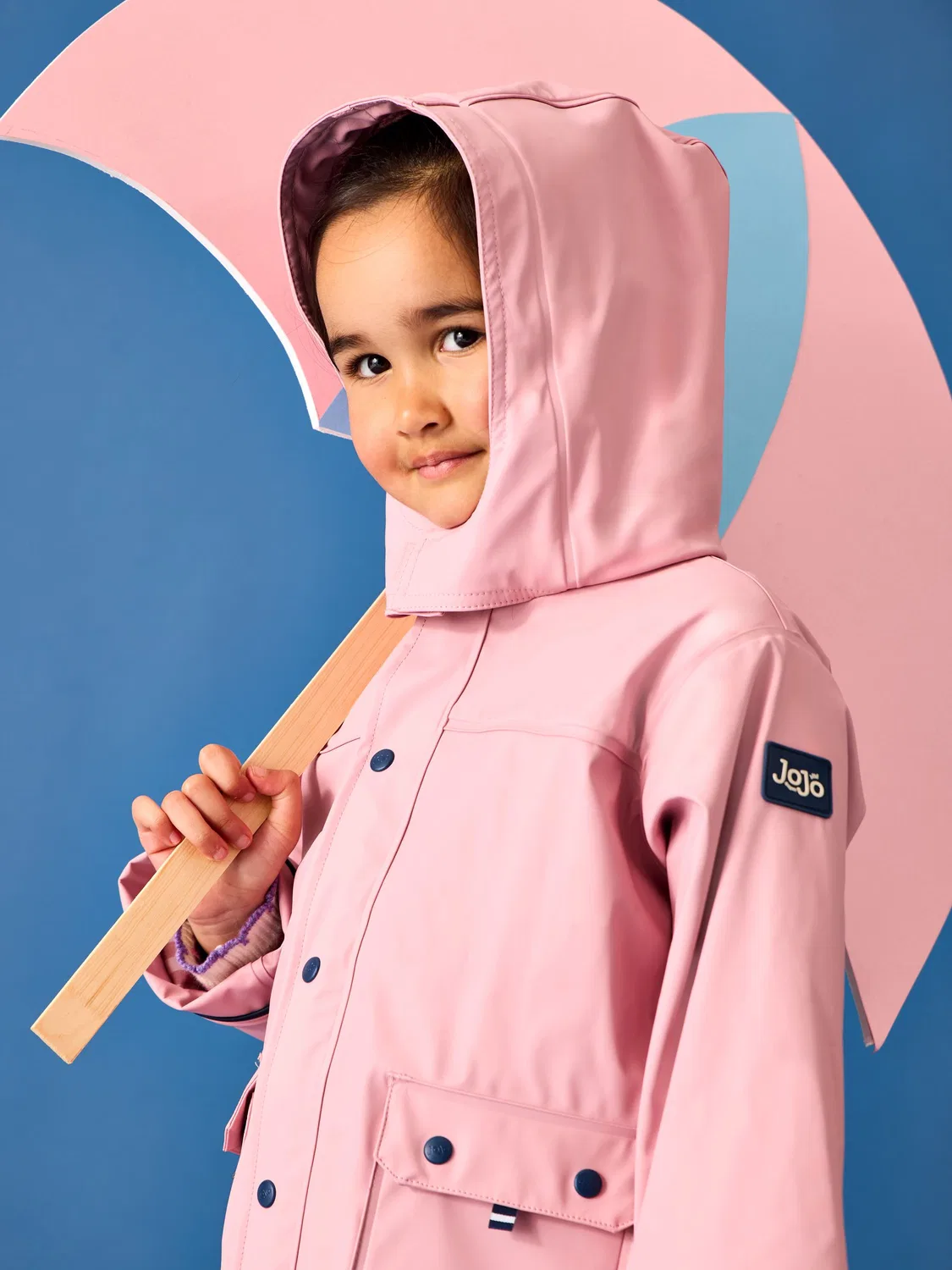 Куртка рыбацкая, водонепроницаемая, Fishermans Jacket Jojo Maman Bébé, dusky pink
