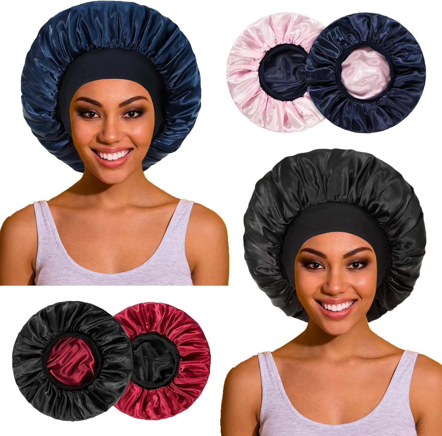 Шапочка для душа Double Layer Two Tone, PHILIGHTS, 2 шт, One Size