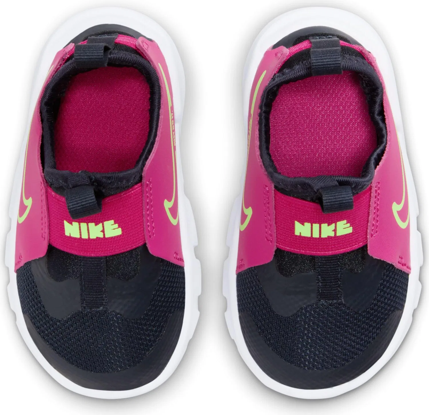 Детские кроссовки для мальчиков с цветными блоками Flex Runner 2 NIKE, Pink Black — фото 3