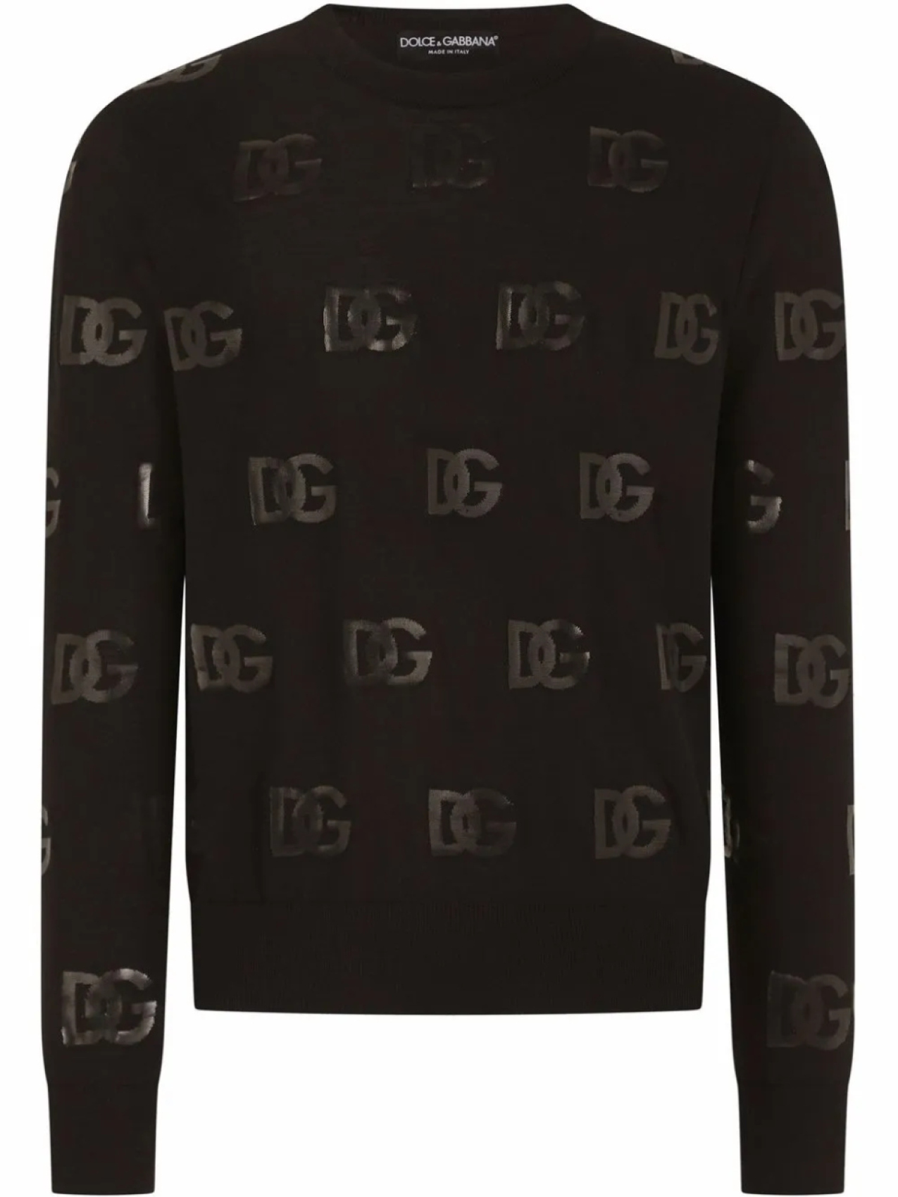 

Dolce & Gabbana джемпер с пайетками, черный