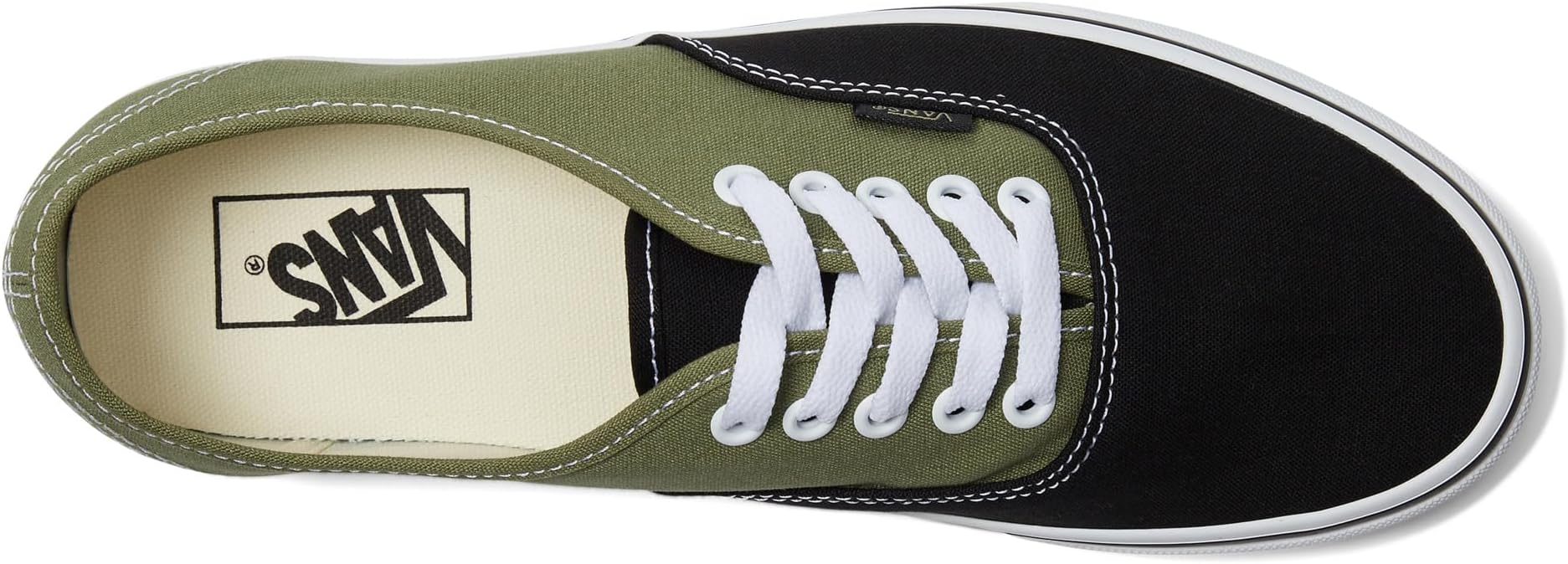 Кроссовки Vans Authentic, цвет Pop Loden Green — фото 2