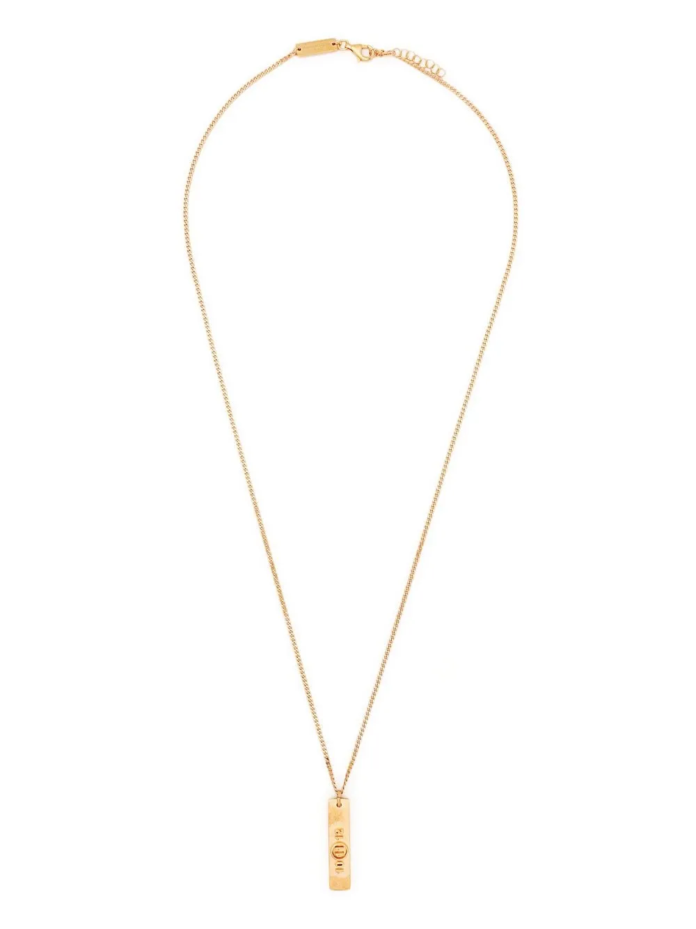 

Колье с подвеской-логотипом MAISON MARGIELA, золотой