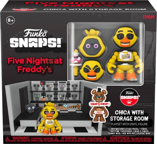 

Фигурка Funko, POP FNAF Snap: игровой набор — комод для хранения вещей с Чикой