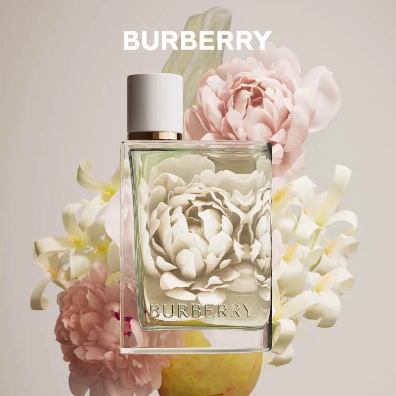 Парфюмерный набор Burberry Fruity Light Perfume 30ml, Green Grape Gummies Flower And Her Fruit Glow, Burberry — фото 2