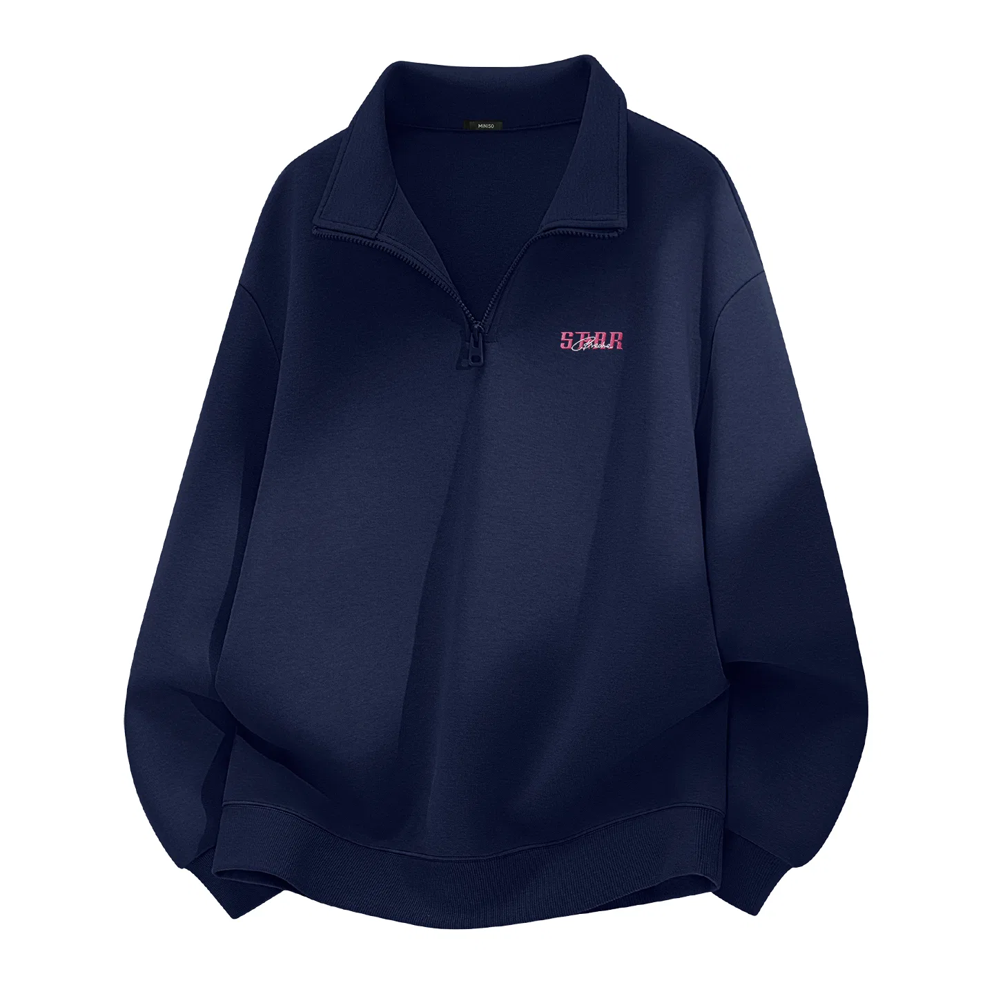Свитшот детский с логотипом MINISO, Purple Charm Sparkling Chest Logo