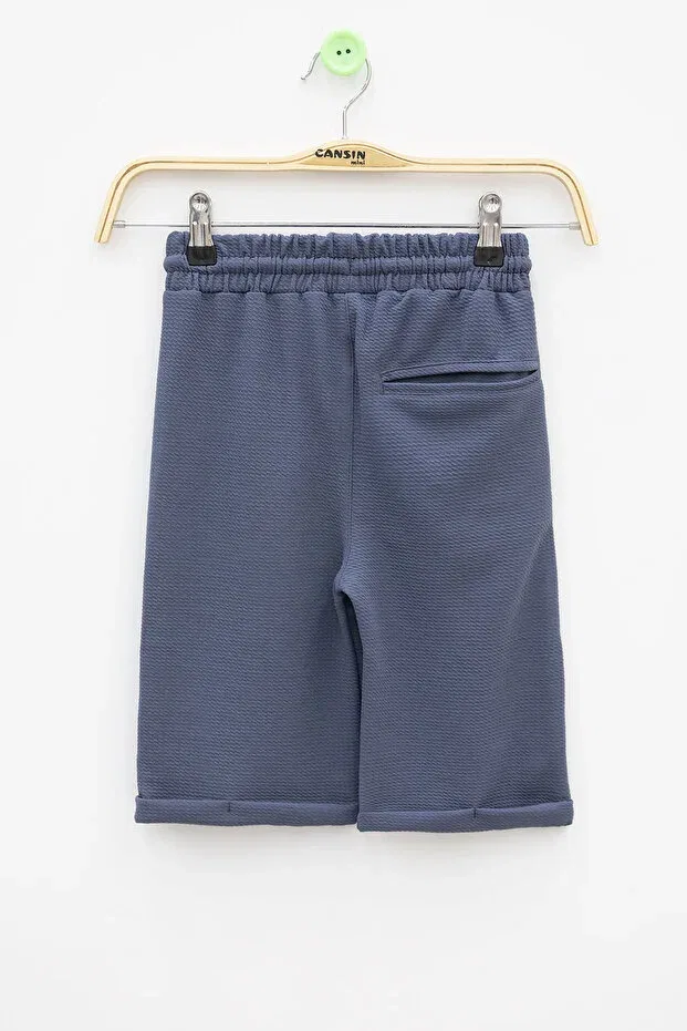 Детские шорты для мальчиков хлопковые Cansın Mini, Indigo — фото 3