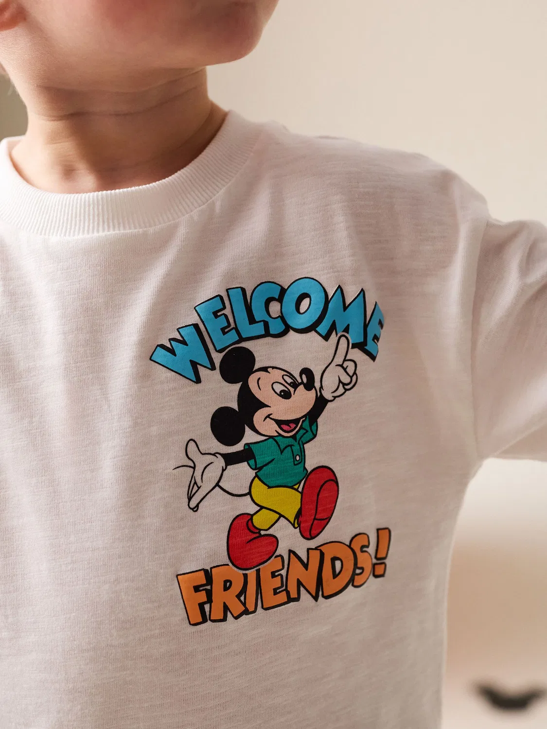 Футболка с принтом Mickey Mouse Next, белый — фото 3