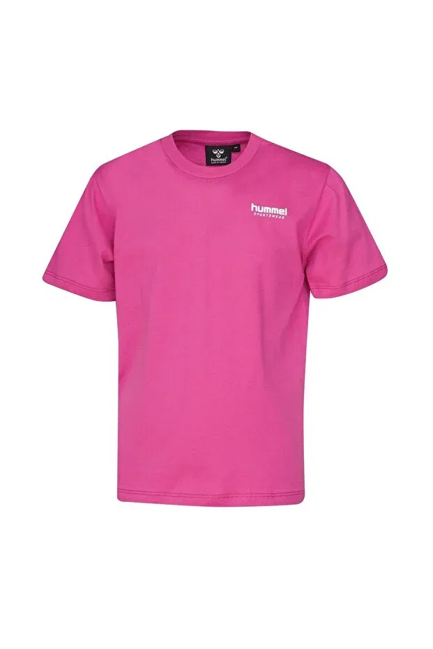 Детская футболка для мальчиков хлопковая Hummel, Pink — фото 2