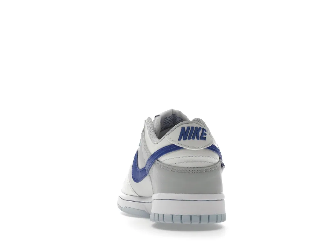 Детские кроссовки с замшевым верхом Nike Dunk Low Nike, Ivory/Hyper Royal-White-Photon Dust-Grey Fog-Celestine Blue — фото 4