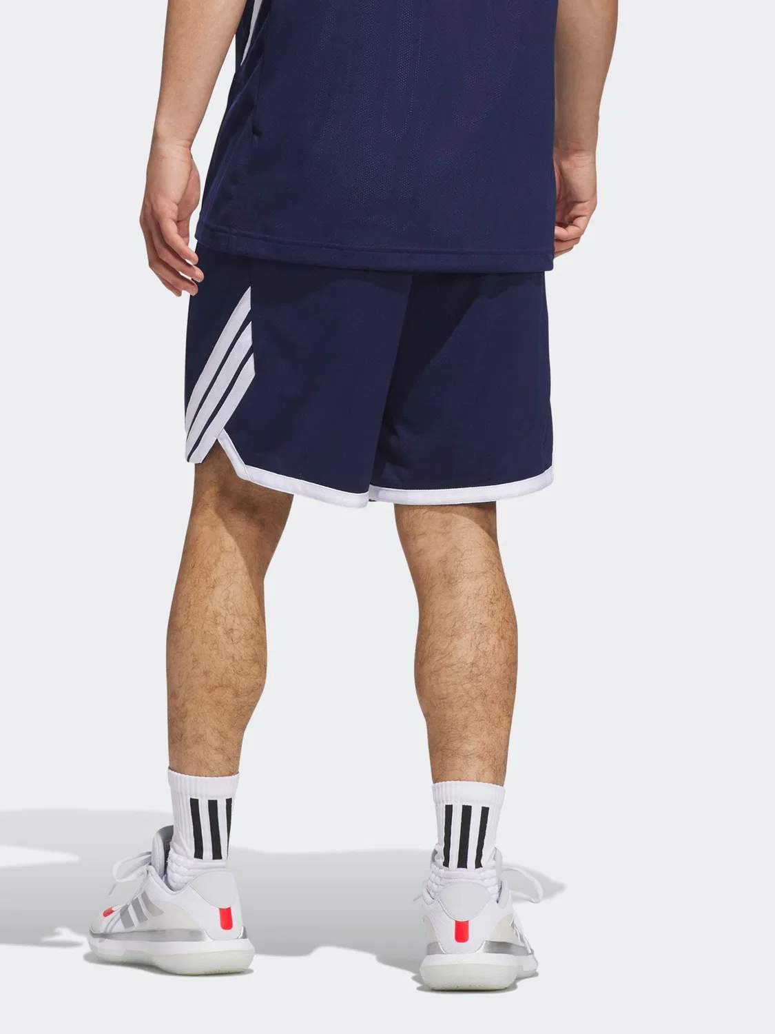 Шорты баскетбольные adidas 3G Speed Aeroready, синие — фото 2