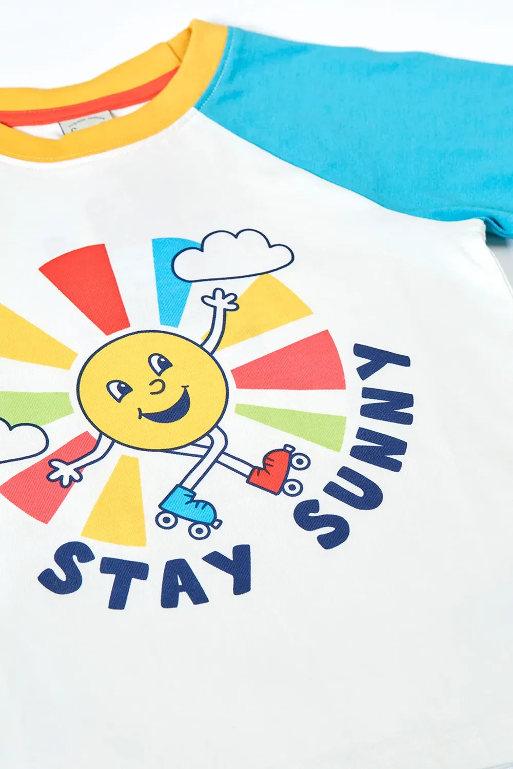 Детская футболка с рукавом реглан Tamar Frugi, Multi — фото 3