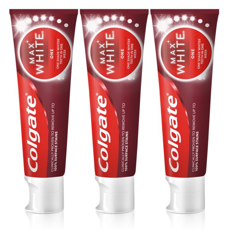 

Отбеливающая зубная паста Colgate Max White One