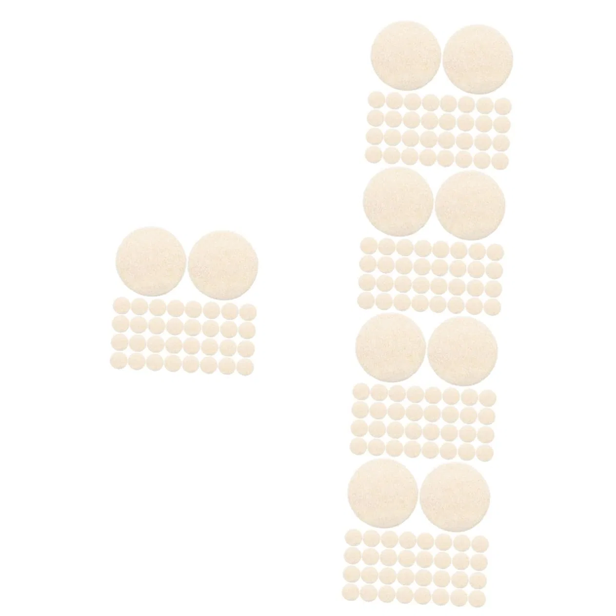 Эксфолиирующие диски Loofah Baluue, 180 шт, Beige