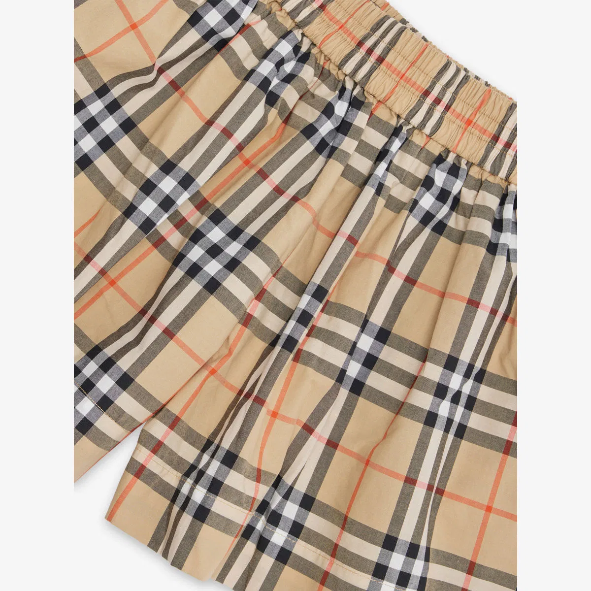 Хлопковые шорты Marcy в клетку по всей поверхности, размер 4-14 лет Burberry — фото 2