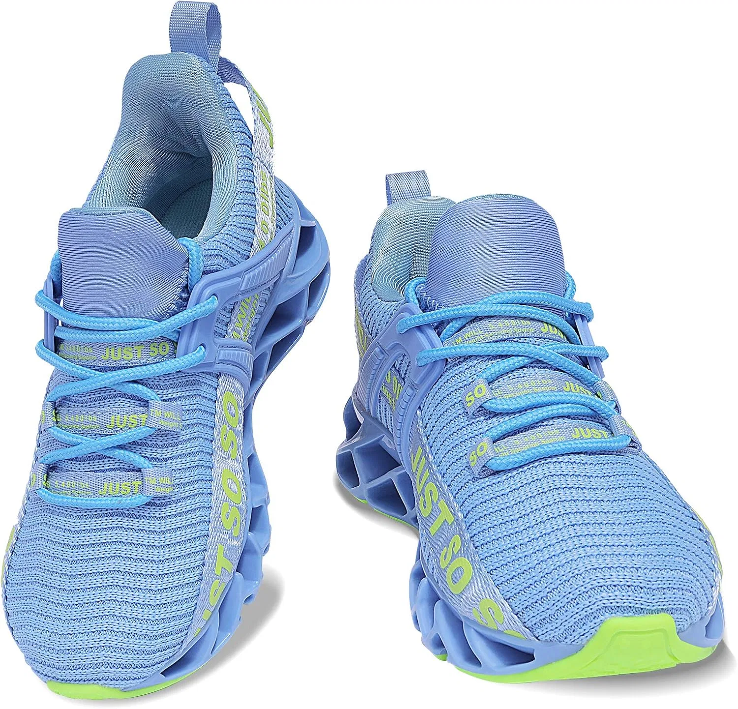 Детские кроссовки для бега с нескользящей подошвой COKAFIL, Light Blue — фото 3