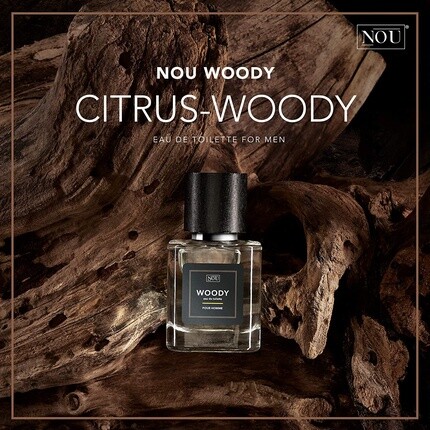 Nou Туалетная вода Woody Citrus Woody для мужчин с эфирными маслами 50 мл - Avery Woody — фото 2