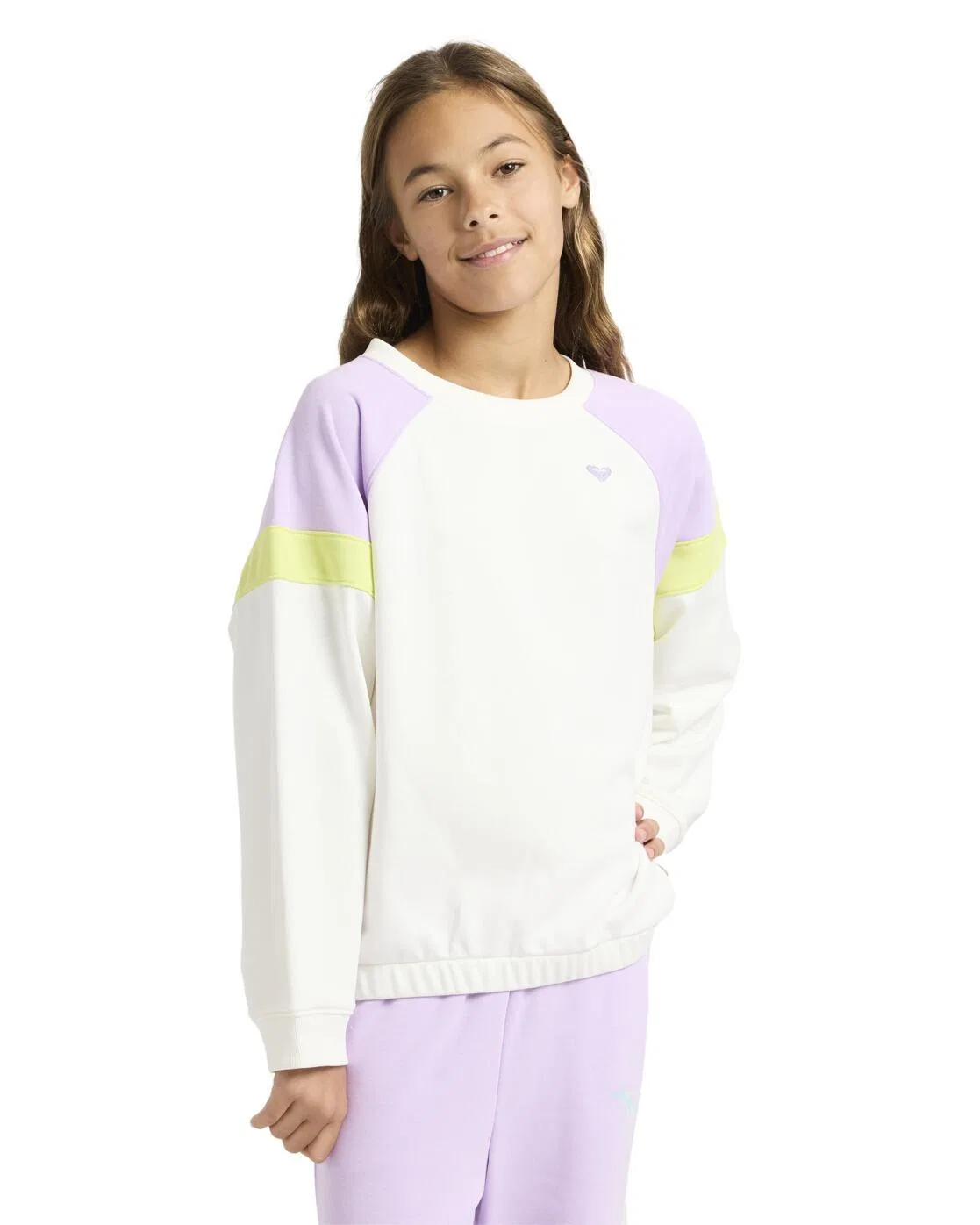 Детский свитшот с принтом SWELL SPIRIT Roxy, Weiss