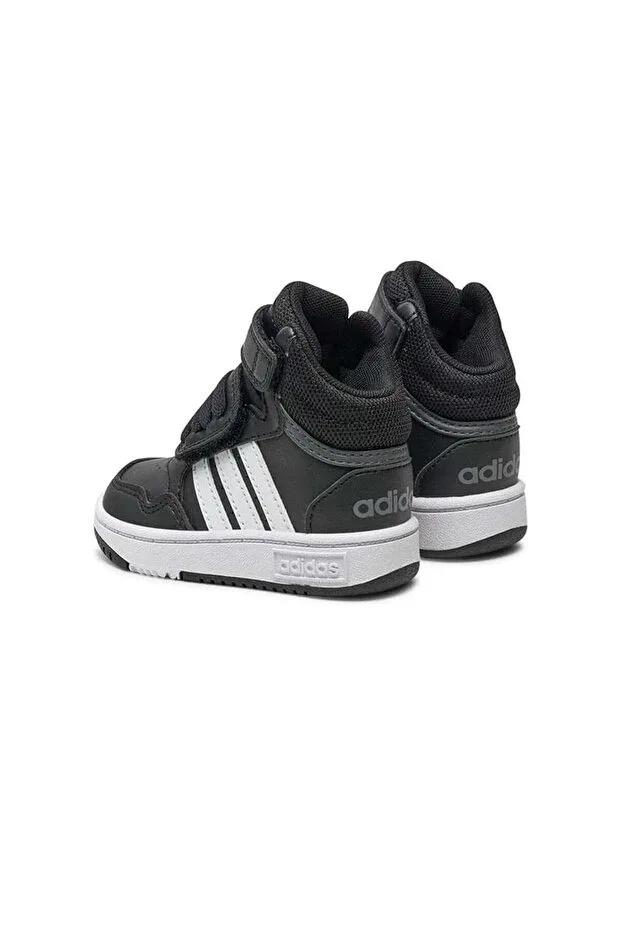 Детские ботинки для девочек водонепроницаемые Hoops Mid 3.0 AC I Kids Boots GW0408 Adidas, Negru — фото 2
