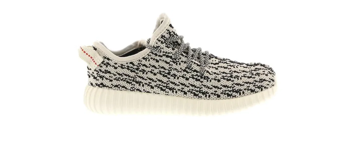Детские кроссовки Lifestyle с принтом Adidas Yeezy Boost 350, Turtledove/Blue Graphite/Chalk White