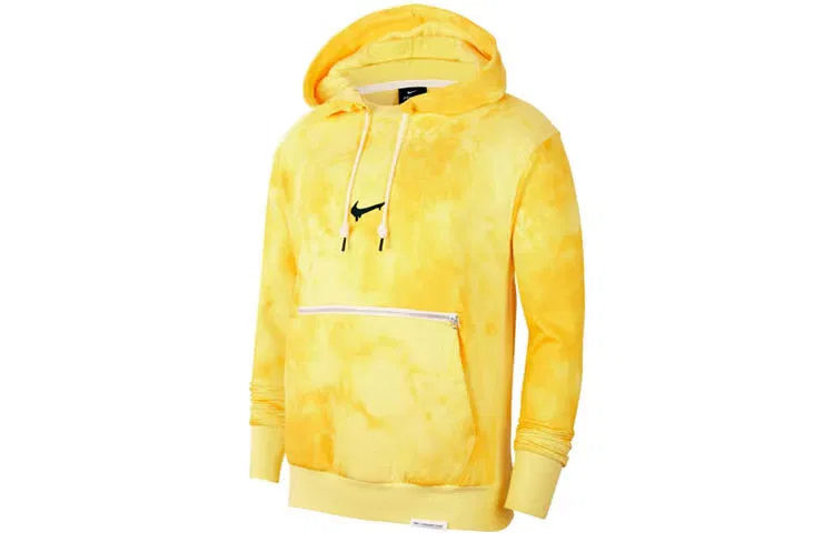 Пуловер баскетбольный мужской Hardwood Nike, желтый