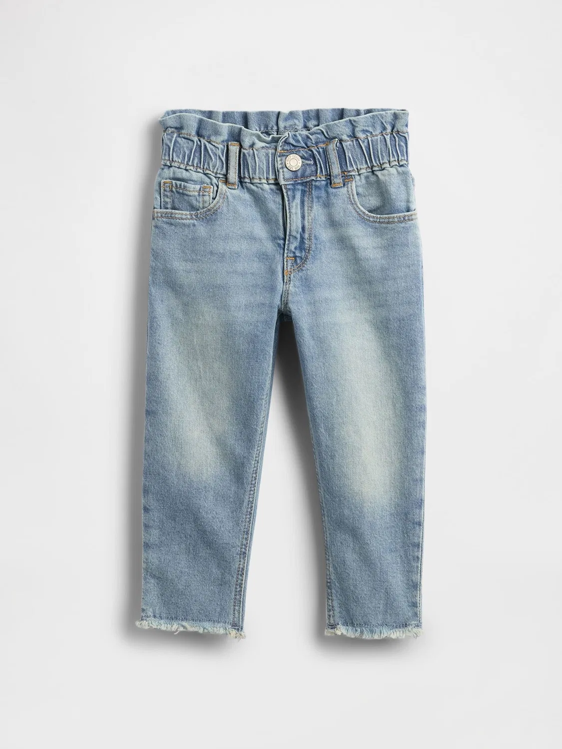 Джинсы для мальчиков, stretch, Mom Jeans Gap, синие