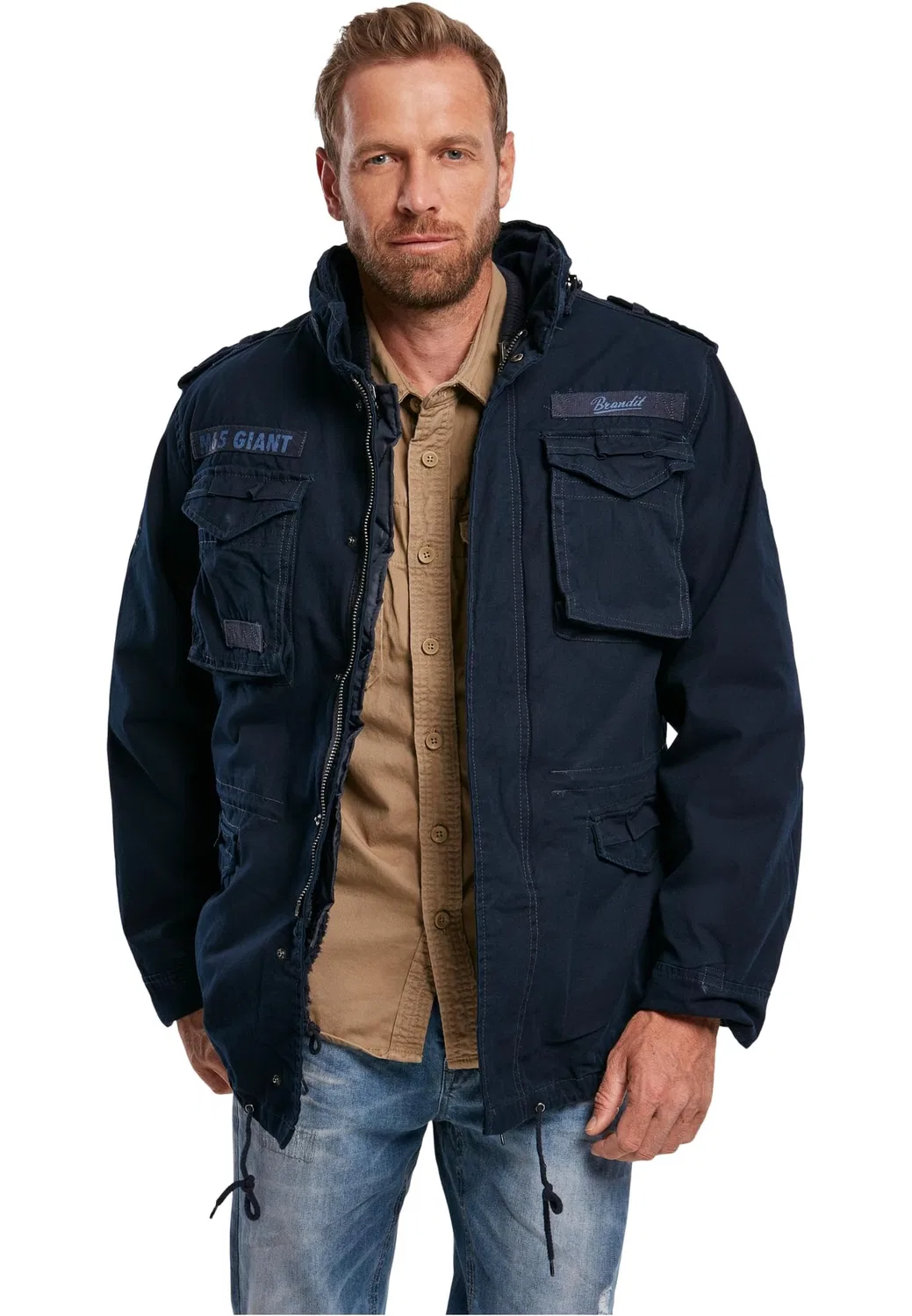 Мужская куртка M65 Voyager Wool Brandit, marine
