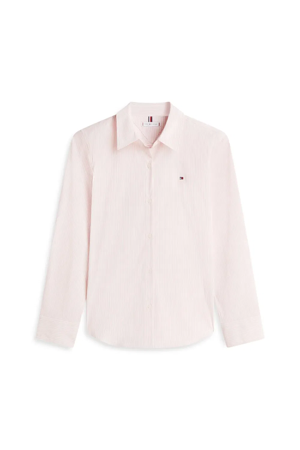Женская рубашка из поплина Tommy Hilfiger, Pink — фото 4