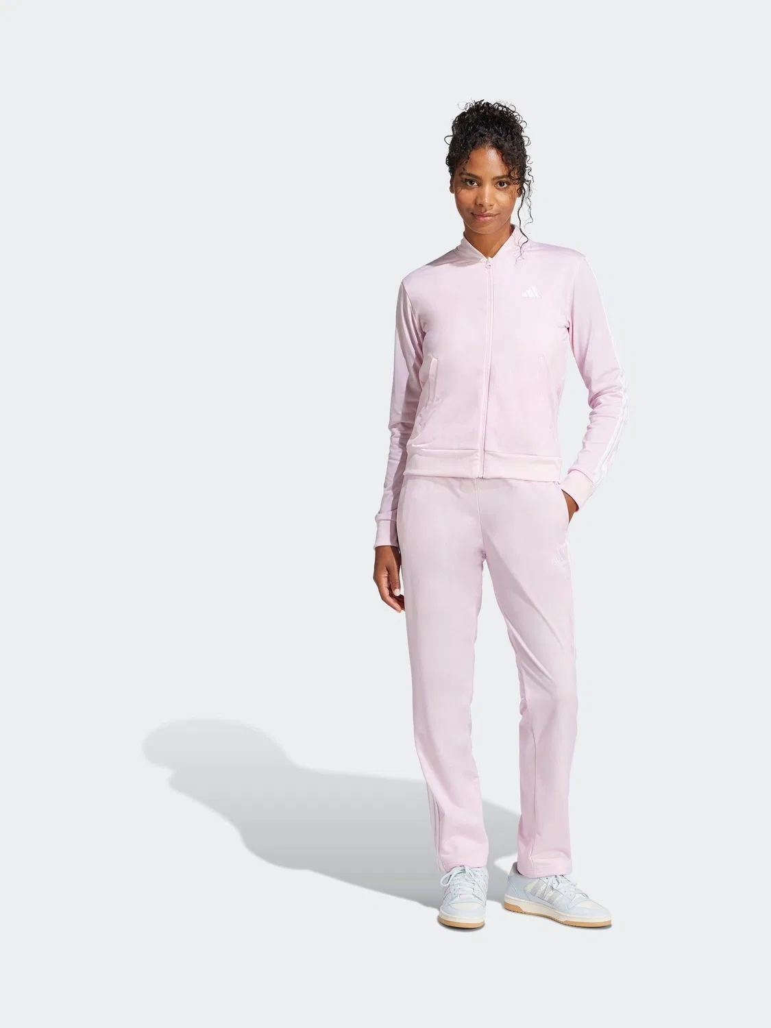 Спортивный костюм, трикотажный adidas Dayready, розовый