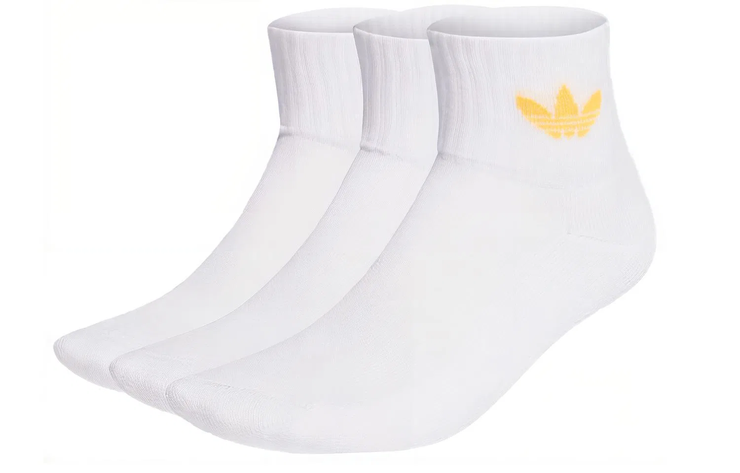 Детские носки-невидимки с логотипом Adidas Originals, 3 пары, Black