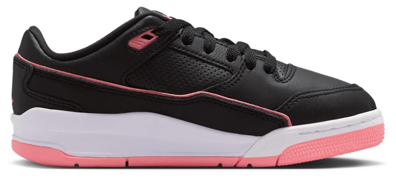 Кроссовки для мальчиков Flight Court Jordan, цвет Black/White/Pink Gaze
