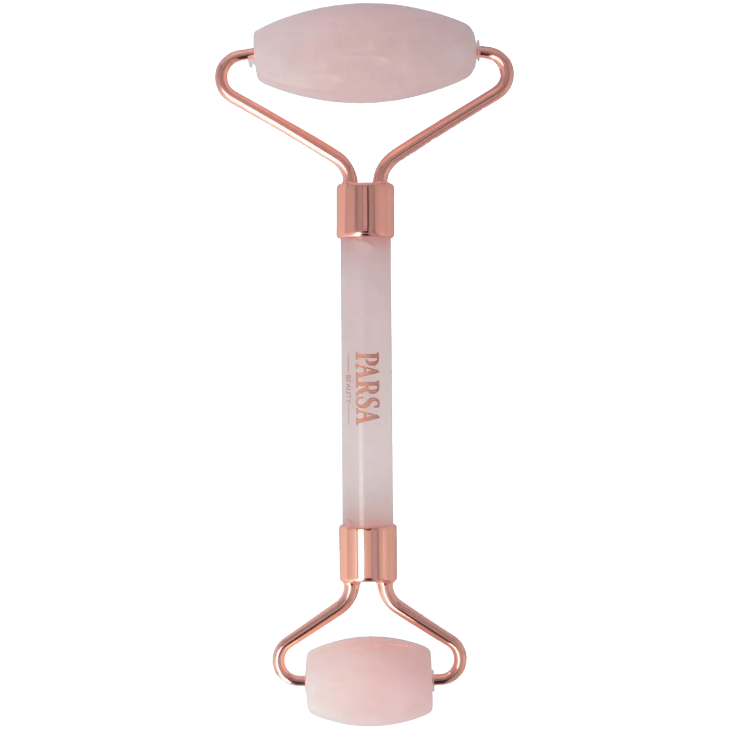 Parsa Beauty ролик для массажа лица из натурального розового кварца, 1 шт. — фото 2